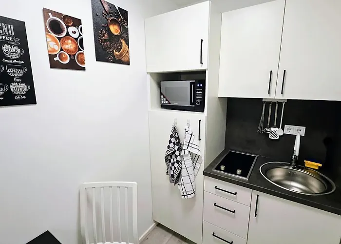 Kueche Arbeitsplatz Netflix Wlan Barrierefrei Lägenhet Augsburg